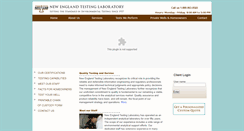 Desktop Screenshot of newenglandtesting.com